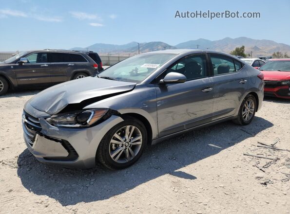 KMHD84LF2JU535757 2018 HYUNDAI ELANTRA Gray Передня ліва чверть