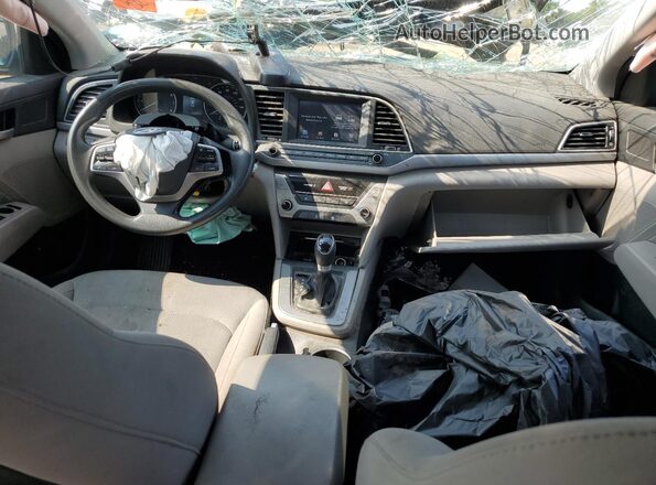 KMHD84LF2JU620873 2018 HYUNDAI ELANTRA Black Вид панелі приладів