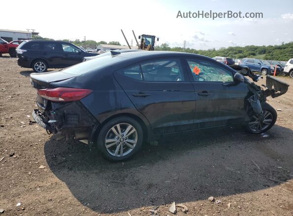 KMHD84LF2JU620873 2018 HYUNDAI ELANTRA Black Задня права чверть