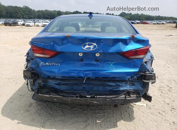 KMHD84LF3JU473026 2018 HYUNDAI ELANTRA Blue Widok z tyłu