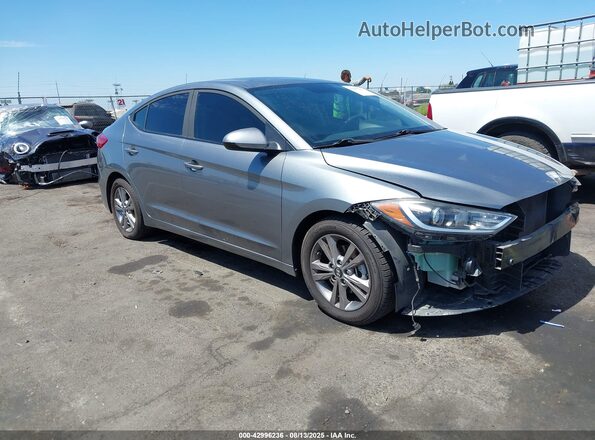 KMHD84LF8JU473488 2018 HYUNDAI ELANTRA Белый Передняя правая четверть