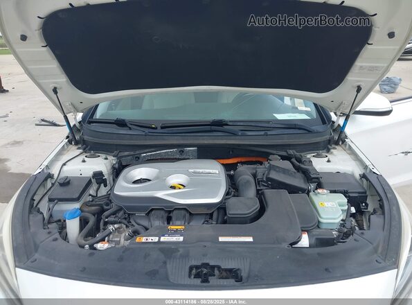 KMHE24L11GA022052 2016 HYUNDAI SONATA HYBRID Белый Вид сзади