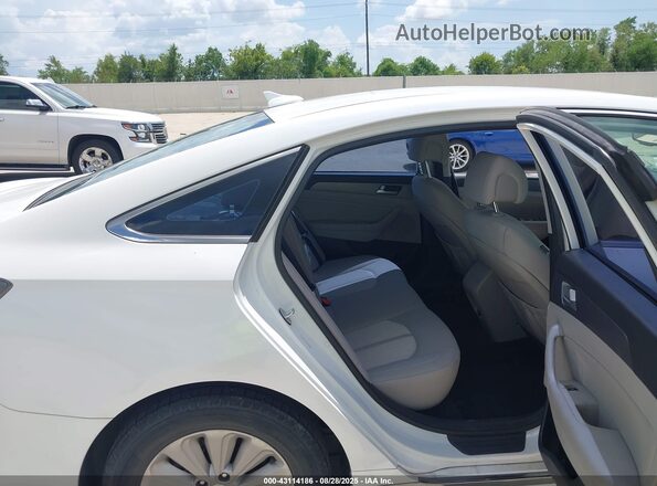 KMHE24L11GA022052 2016 HYUNDAI SONATA HYBRID Белый Вид наклейки с VIN-кодом
