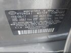 2017 Hyundai Sonata Hybrid Se Gray vin: KMHE24L34HA062239