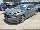 2017 Hyundai Sonata Hybrid Limited Серый vin: KMHE34L31HA066794