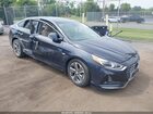 2018 Hyundai Sonata Hybrid Limited Blue vin: KMHE34L31JA087408