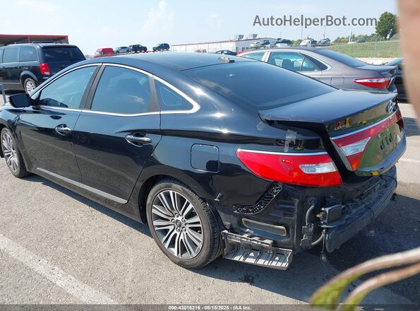 KMHFH4JG8GA559852 2016 HYUNDAI AZERA Black Tył lewy