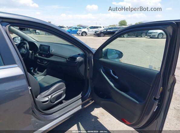 KMHH35LE2KU113793 2019 HYUNDAI ELANTRA GT Gray Widok wnętrza z przodu