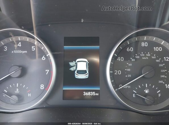 KMHH35LE2KU113793 2019 HYUNDAI ELANTRA GT Gray Widok tylnych siedzeń