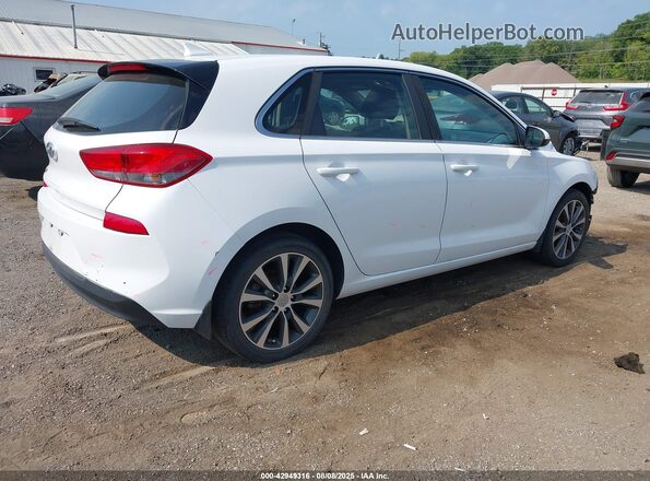 KMHH35LE5JU009796 2018 HYUNDAI ELANTRA GT Белый Задняя правая четверть