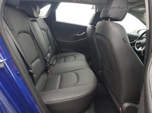 KMHH35LE6JU077881 2018 HYUNDAI ELANTRA Blue Vista de los asientos traseros