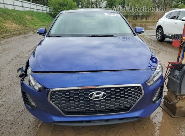 KMHH35LE6JU077881 2018 HYUNDAI ELANTRA Blue Vista frontal