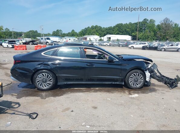 KMHL54JJ5SA105607 2025 HYUNDAI SONATA HYBRID Черный Панорамный вид салона 360°