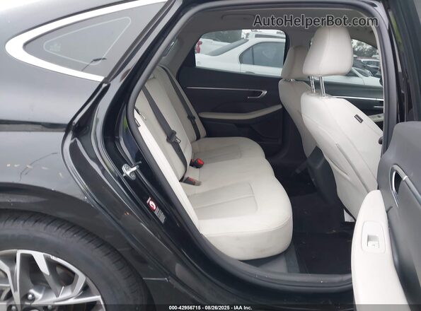 KMHL64JA2MA143523 2021 HYUNDAI SONATA Black Widok naklejki z numerem VIN