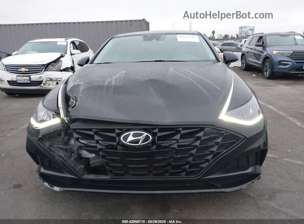 KMHL64JA2MA143523 2021 HYUNDAI SONATA Black Widok zestawu wskaźników