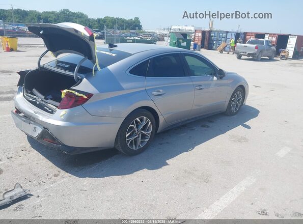 KMHL64JA4MA147444 2021 HYUNDAI SONATA Silver უკანა მარჯვენა