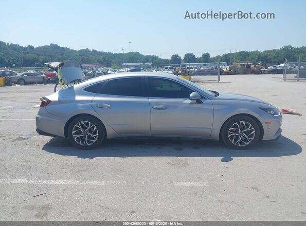KMHL64JA4MA147444 2021 HYUNDAI SONATA Silver უკანა სალონის ხედი