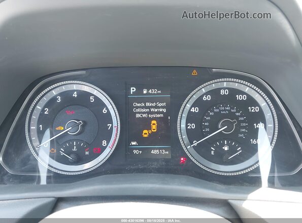 KMHL64JAXPA311865 2023 HYUNDAI SONATA Gray უკანა სავარძლების ხედი