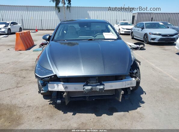 KMHL64JAXPA311865 2023 HYUNDAI SONATA Gray უკანა სალონის ხედი