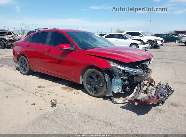KMHLM4AJ4PU043240 2023 HYUNDAI ELANTRA Красный Передняя правая четверть