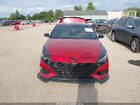 2022 Hyundai Elantra N Line Красный vin: KMHLR4AF2NU231796