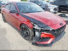 2022 Hyundai Elantra N Line Красный vin: KMHLR4AF2NU231796