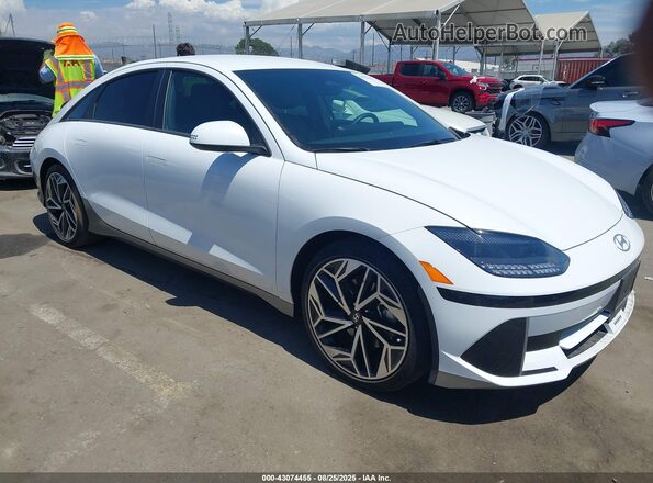 KMHM34AA4RA054444 2024 HYUNDAI IONIQ 6 White Przód prawy