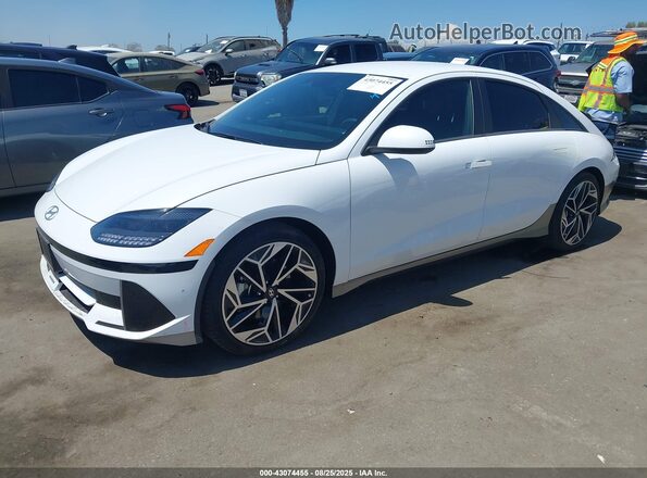 KMHM34AA4RA054444 2024 HYUNDAI IONIQ 6 White Przód lewy