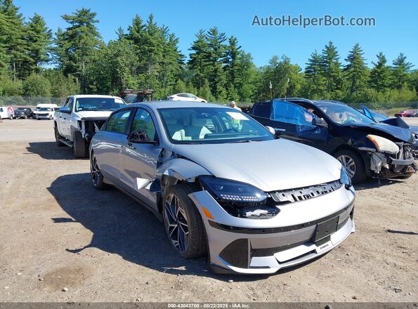 KMHM34AC3SA088284 2025 HYUNDAI IONIQ 6 Серый Передняя правая четверть