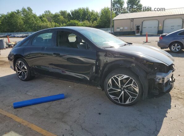 KMHM34AC8PA039413 2023 HYUNDAI IONIQ Черный Передняя правая четверть