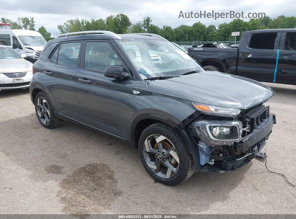 KMHRC8A32PU257701 2023 HYUNDAI VENUE Серый Передняя правая четверть