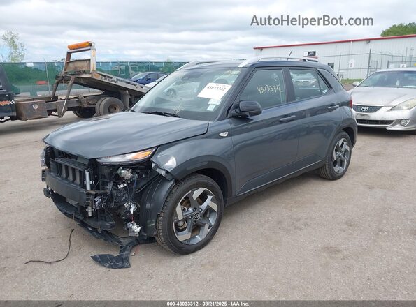 KMHRC8A32PU257701 2023 HYUNDAI VENUE Серый Передняя левая четверть