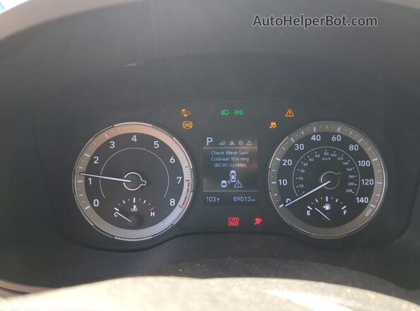 KMHRC8A34MU101851 2021 HYUNDAI VENUE Белый Вид щитка приборов