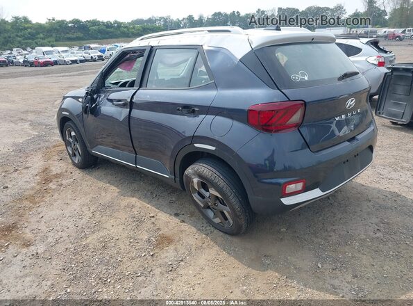 KMHRC8A39MU095173 2021 HYUNDAI VENUE Dark Blue Trasero izquierdo