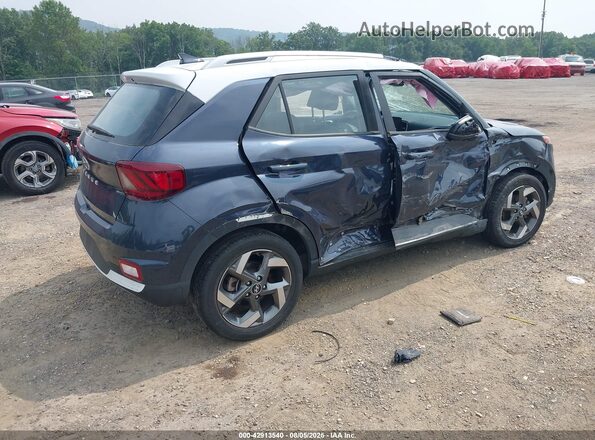 KMHRC8A39MU095173 2021 HYUNDAI VENUE Dark Blue Trasero derecho