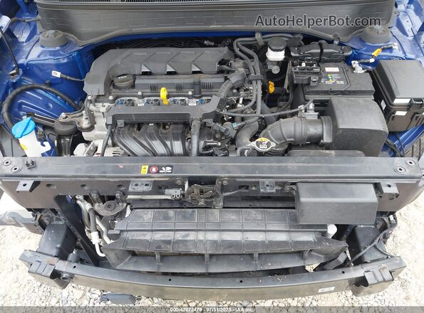 KMHRC8A3XNU143507 2022 HYUNDAI VENUE Blue Widok z tyłu