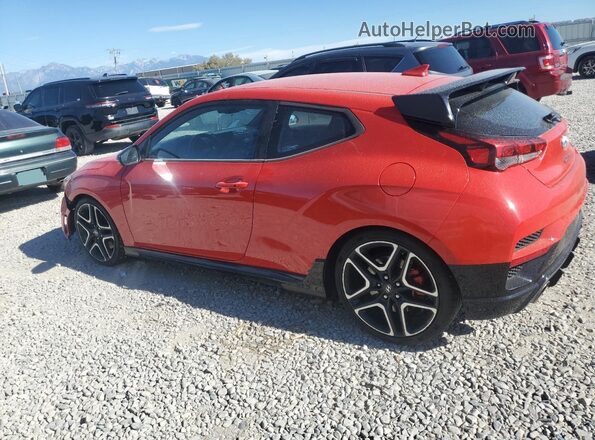 KMHT36AHXMU008774 2021 HYUNDAI VELOSTER Red უკანა მარცხენა
