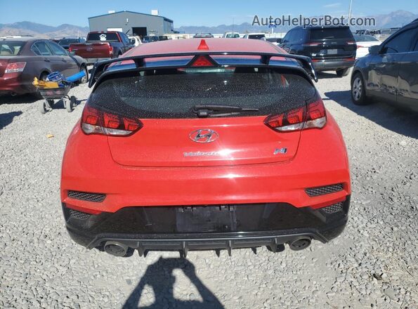 KMHT36AHXMU008774 2021 HYUNDAI VELOSTER Red უკანა ხედი