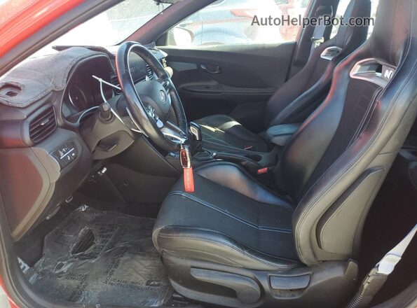 KMHT36AHXMU008774 2021 HYUNDAI VELOSTER Red წინა სალონის ხედი