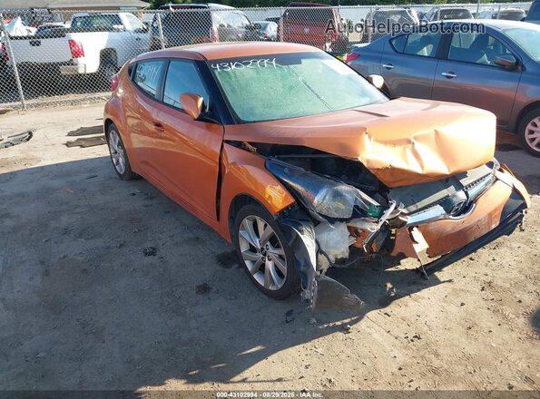 KMHTC6AD7GU260239 2016 HYUNDAI VELOSTER Оранжевый Передняя правая четверть