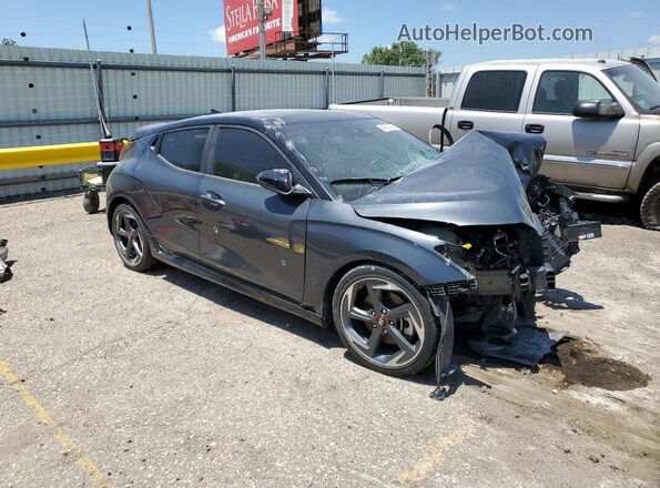 KMHTH6AB1LU022543 2020 HYUNDAI VELOSTER Серебряный Передняя правая четверть