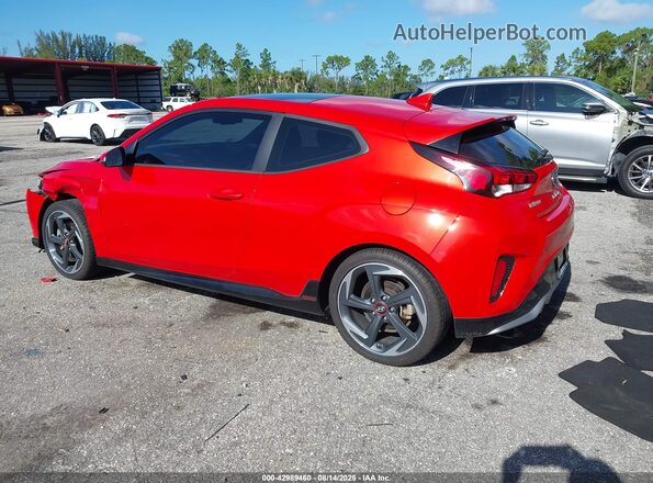 KMHTH6AB5MU032400 2021 HYUNDAI VELOSTER Orange Tył lewy