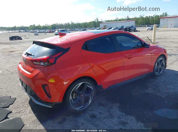KMHTH6AB5MU032400 2021 HYUNDAI VELOSTER Orange Tył prawy