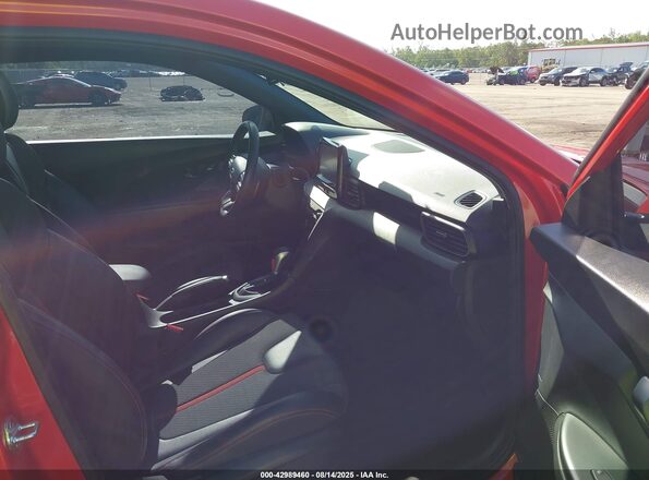 KMHTH6AB5MU032400 2021 HYUNDAI VELOSTER Orange Widok wnętrza z przodu