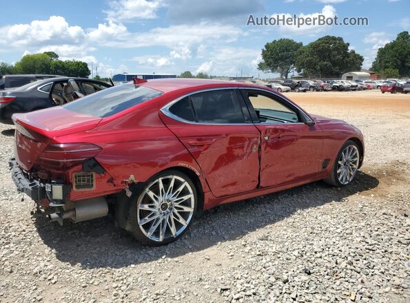 KMTG54TE2NU094835 2022 GENESIS G70 Red Trasero derecho