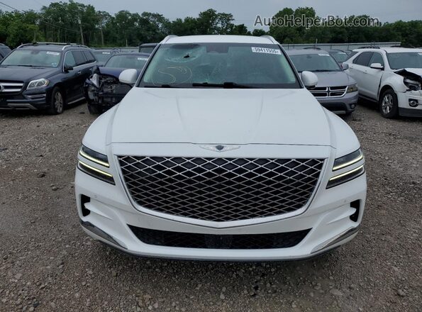 KMUHB4SB2MU046301 2021 GENESIS GV80 White Vista frontal