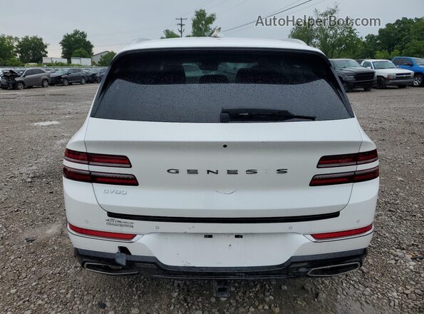 KMUHB4SB2MU046301 2021 GENESIS GV80 White Vista trasera