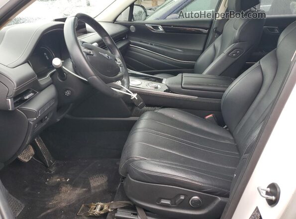 KMUHB4SB2MU046301 2021 GENESIS GV80 White Vista interior delantera