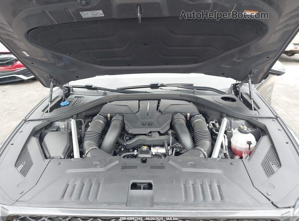 KMUMCDTC0NU011907 2022 GENESIS GV70 Gray Widok z tyłu