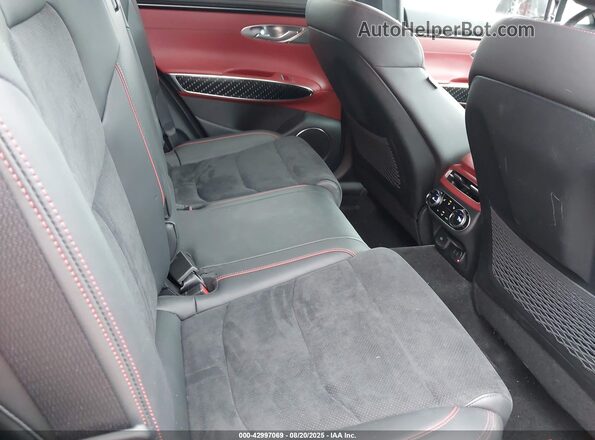 KMUMCDTC0NU011907 2022 GENESIS GV70 Gray Widok naklejki z numerem VIN